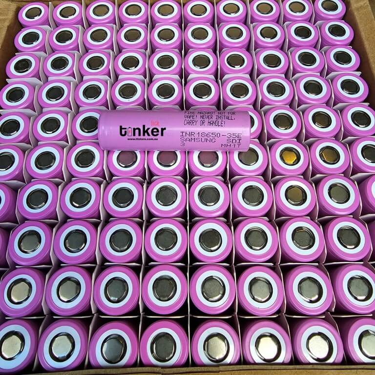 100PCS Samsung 35E 18650 3500mAh 10A Battery (2021-2022)