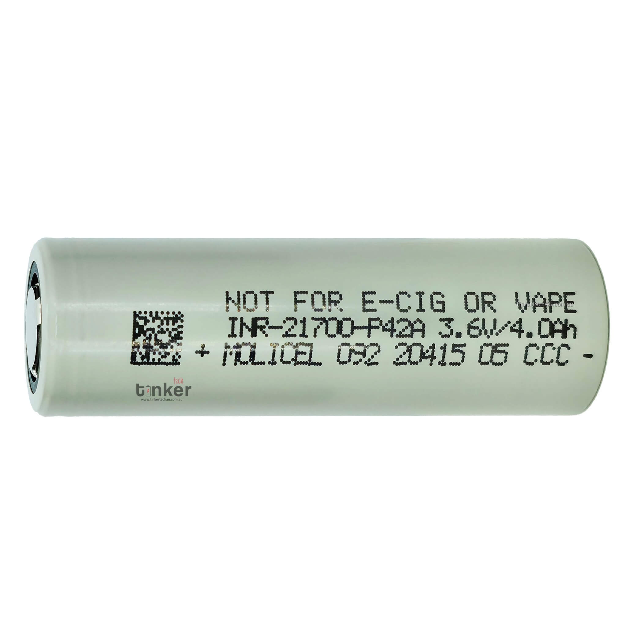 Flat Top 21700 Lithium Ion Batteries | TinkerTech AU