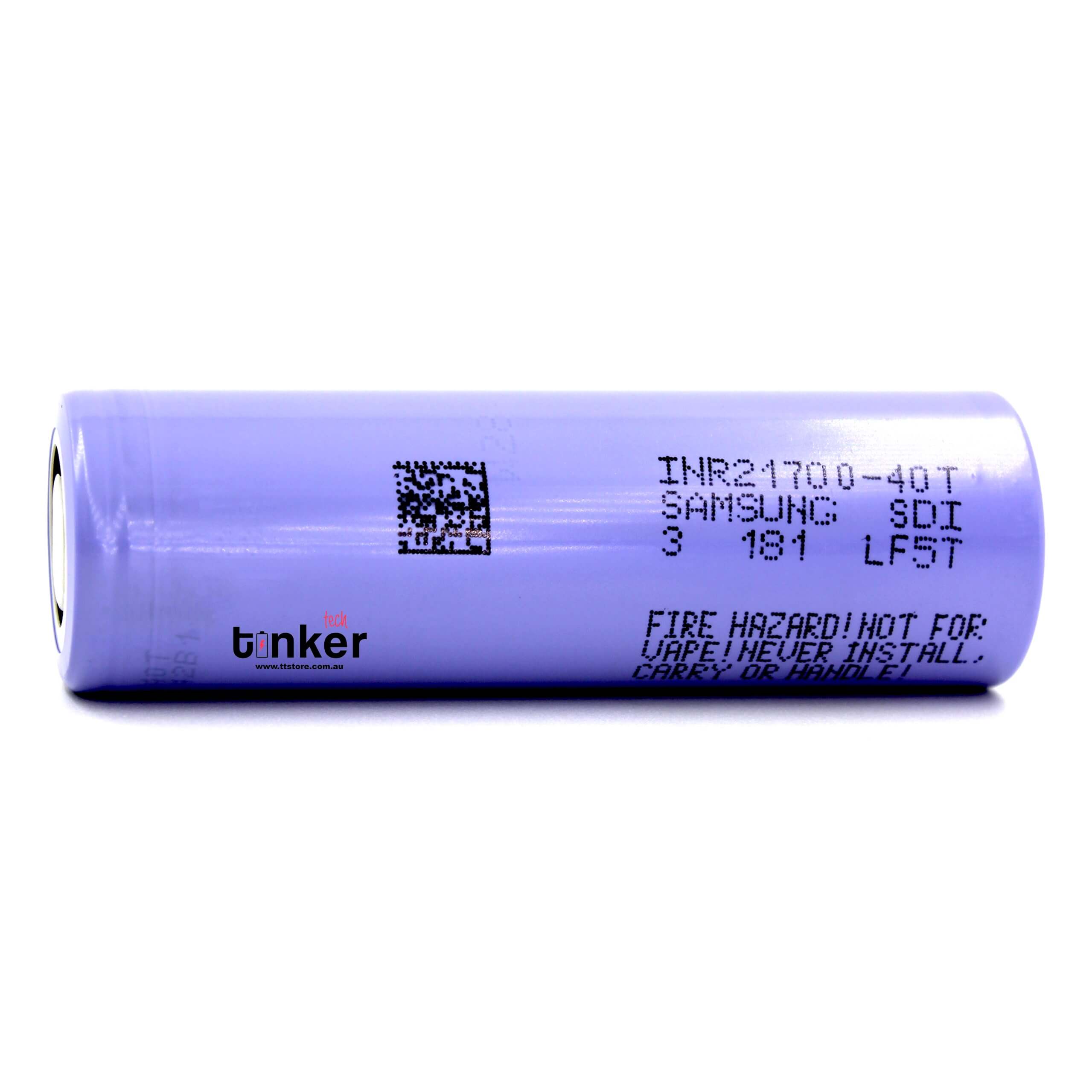 Wholesale Samsung 40T 21700 4000mAh 30A Battery - TinkerTech AU Wholesales