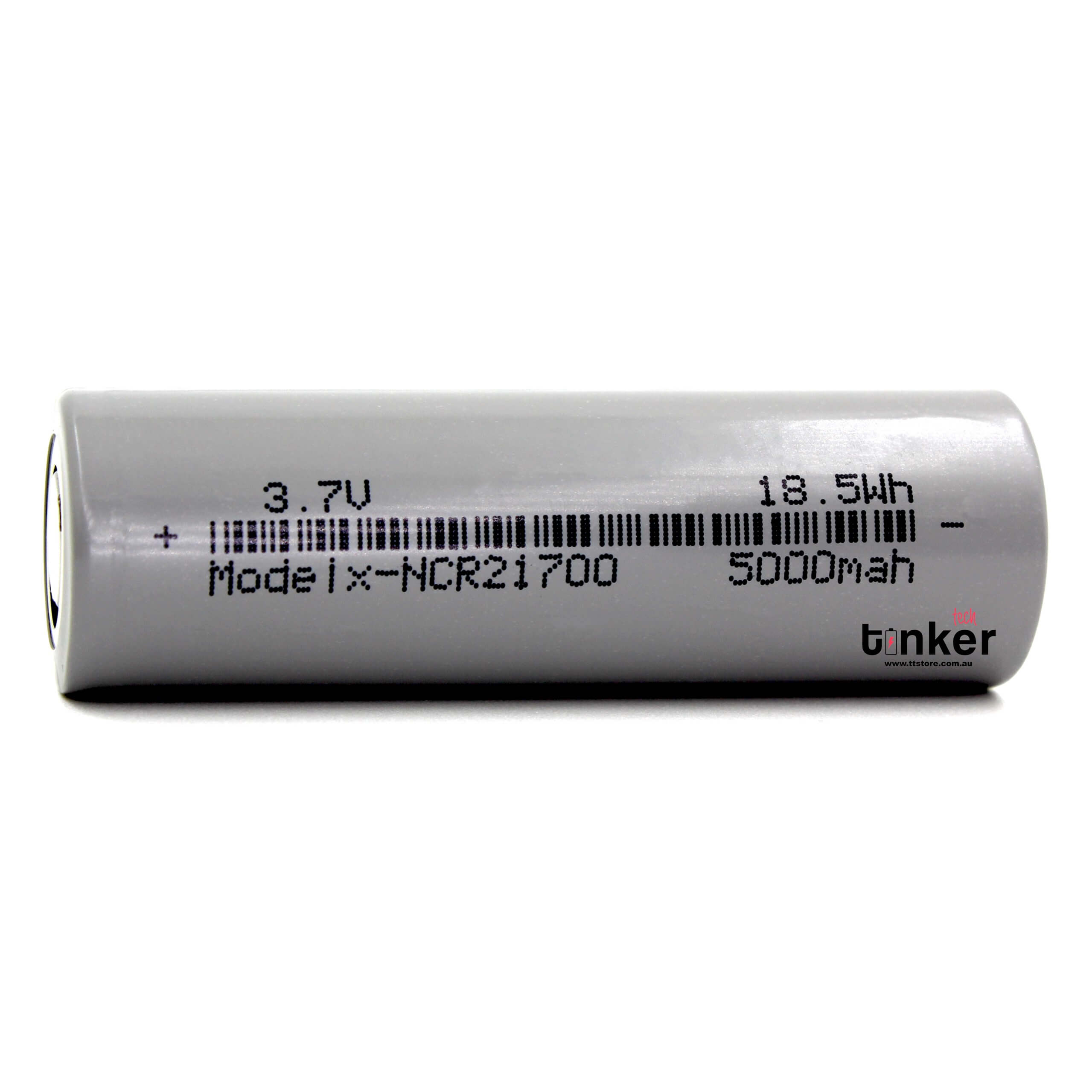Tesla Model-X 21700 5000mAh 10A Battery - TinkerTech AU Tesla 21700 Flat Top