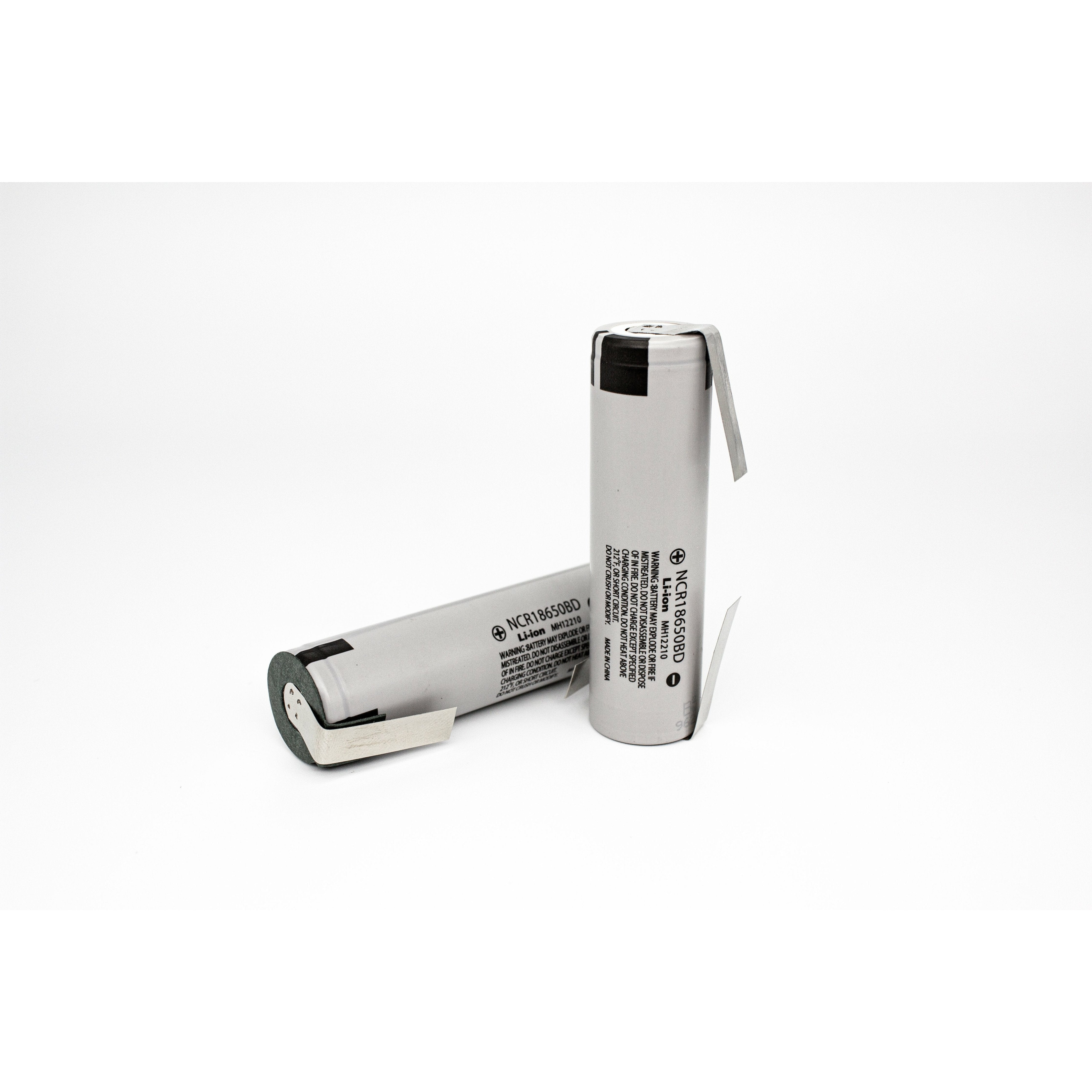 Panasonic NCR18650-BD 3200mAh 10A Battery - Solder Tabbed - TinkerTech AU Panasonic 18650 Tabs