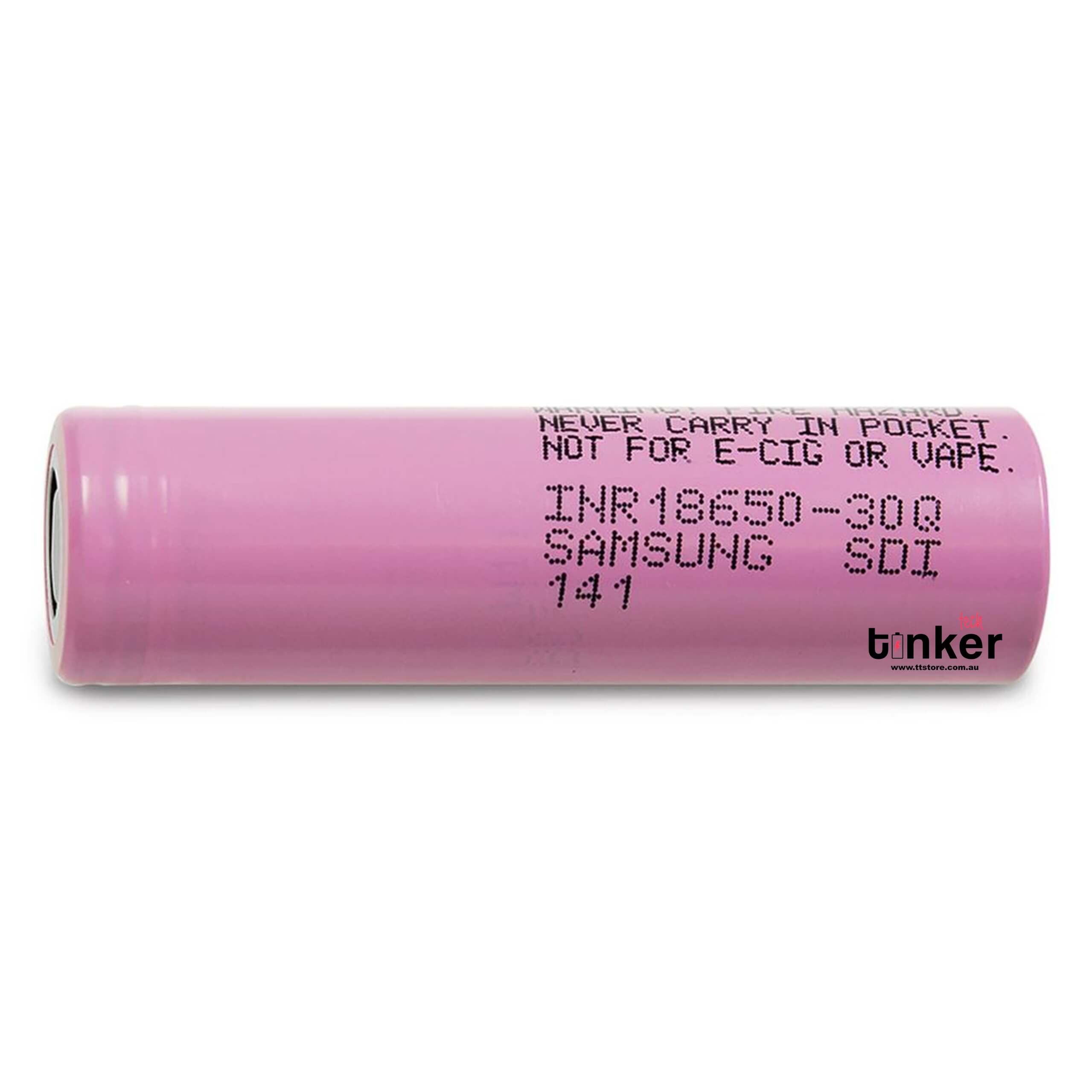 Wholesale Samsung 30Q 18650 3000mAh 15A Battery - TinkerTech AU Wholesales