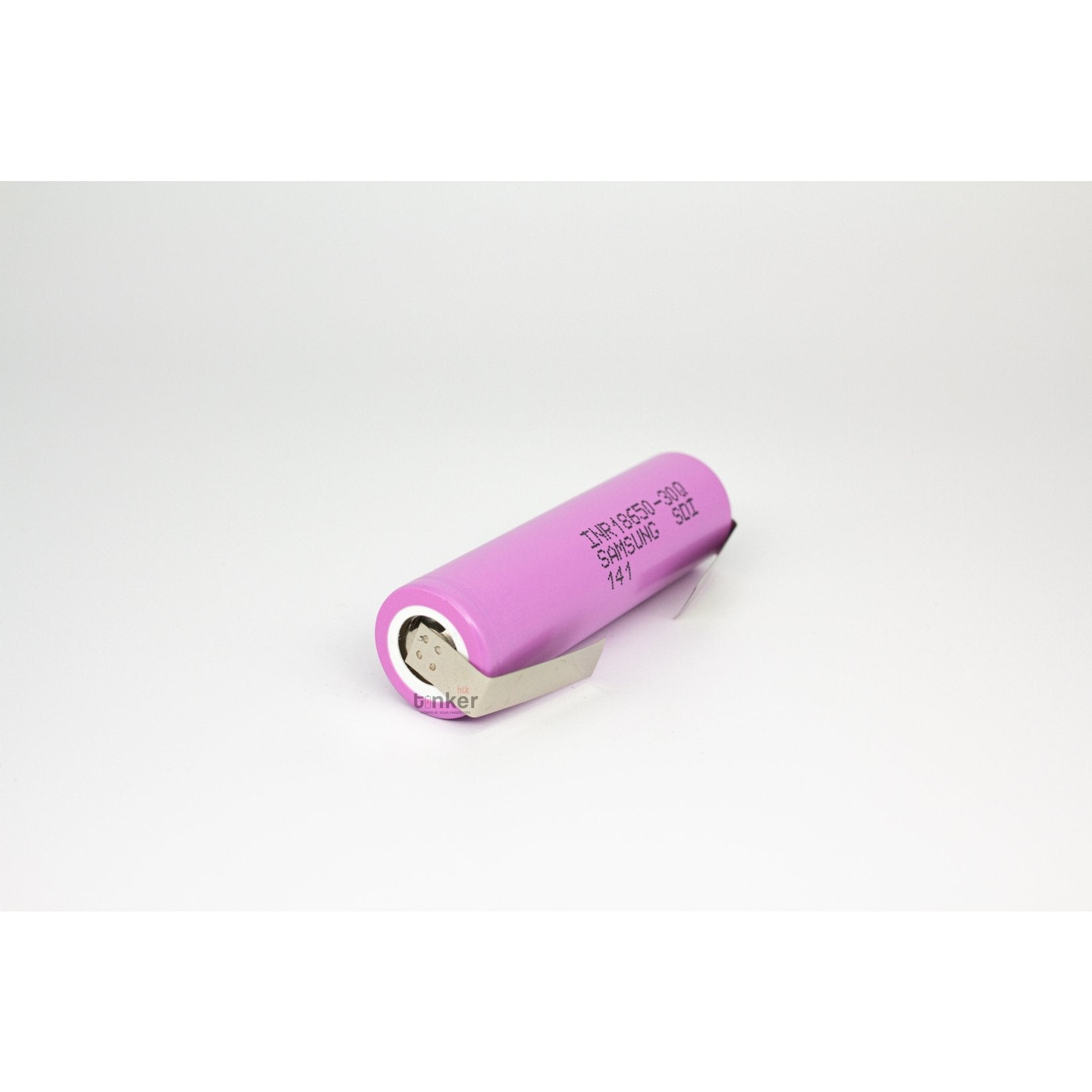 Samsung 30Q 18650 3000mAh 15A - Solder Tabbed - TinkerTech AU Samsung 18650 Tabs
