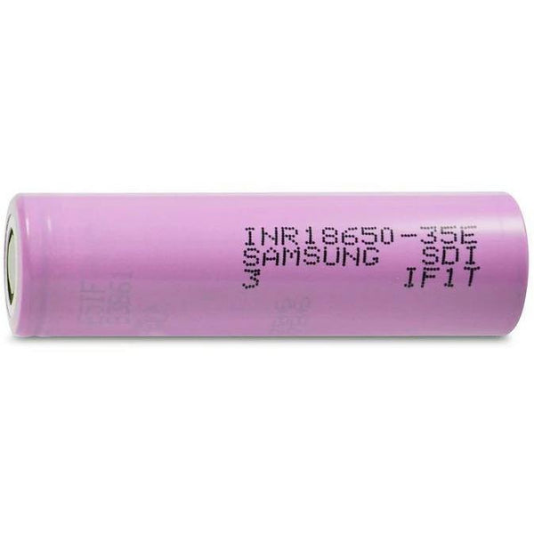 Samsung 35E 18650 3500mAh 10A Battery - TinkerTech AU Samsung 18650 Flat Top