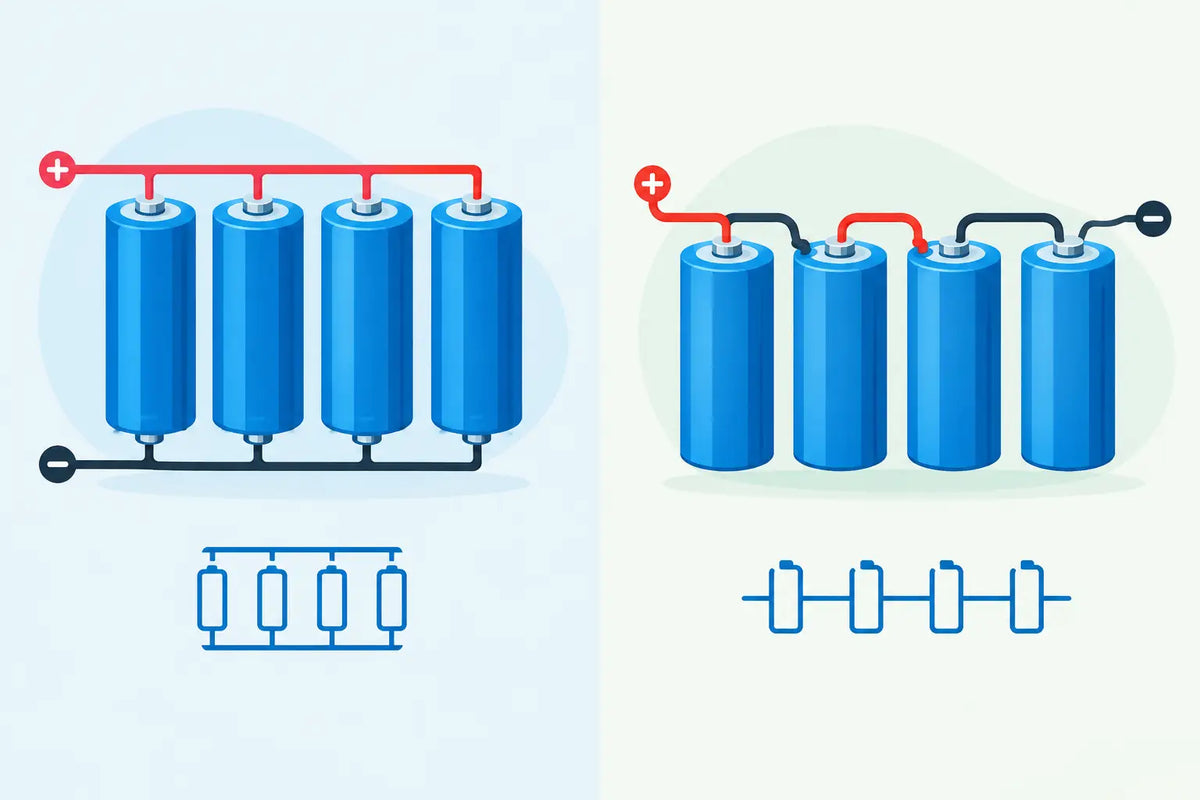 Parallel Versus Series Packs for Lithium Cells