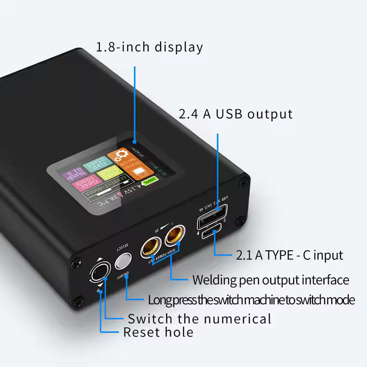 "ENTRY Welding Kit"Portable Spot Welder OLED Screen 5000mAh Lipo Battery