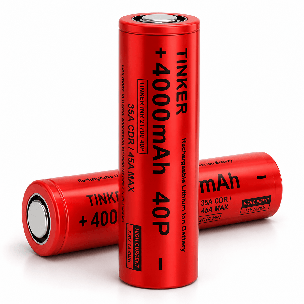 Tinker 40P 21700 4000mAh 35A Battery