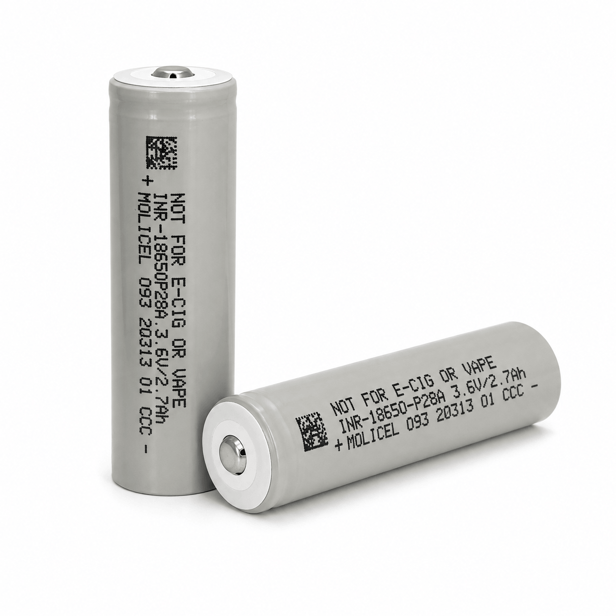 Molicel P28A 18650 2800mAh 35A button top lithium ion battery