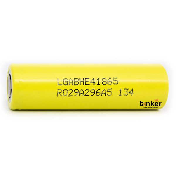 Wholesale LG HE4 18650 2500mAh 20A Battery - TinkerTech AU Wholesales