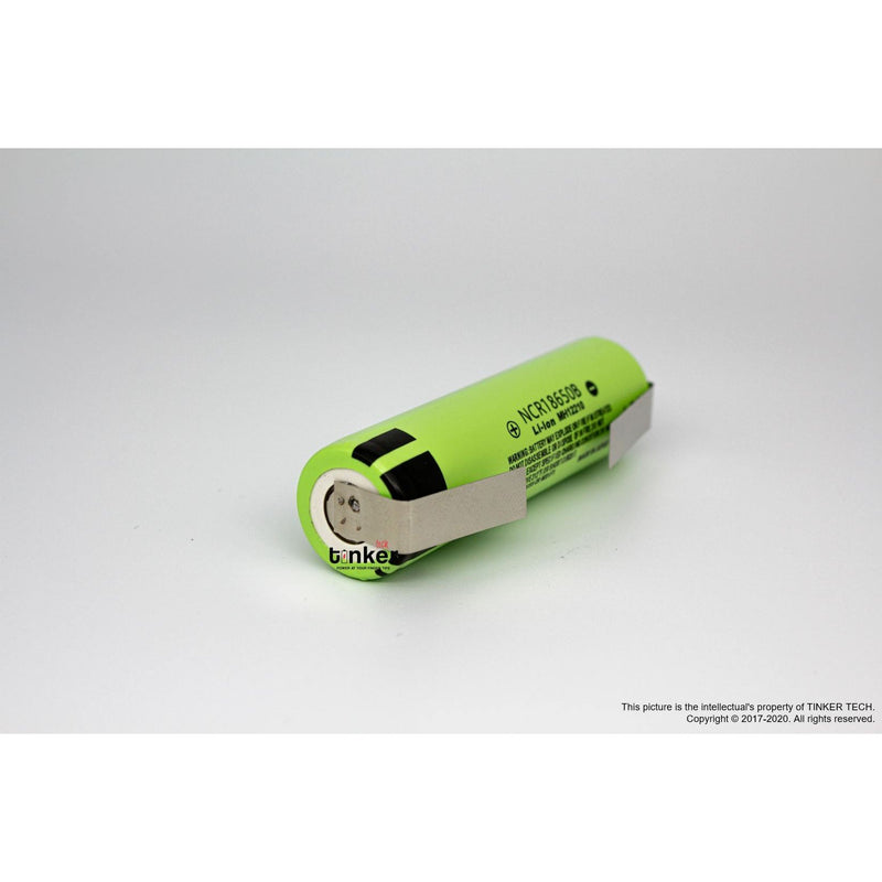 Panasonic NCR18650-B 3400mAh 10A Battery - Solder Tabbed - TinkerTech AU Panasonic 18650 Tabs