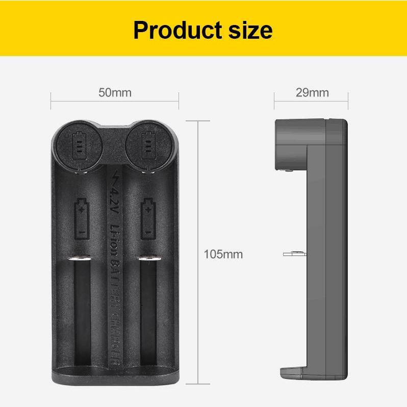 PUJIMAX UNIVERSAL USB 2 Slots Battery Charger - TinkerTech AU TinkerTech AU