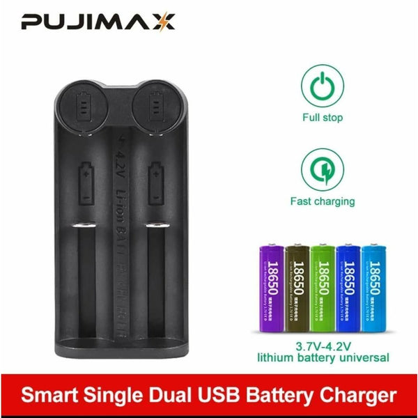 PUJIMAX UNIVERSAL USB 2 Slots Battery Charger - TinkerTech AU TinkerTech AU