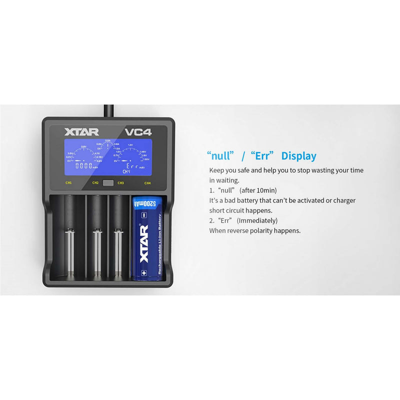 XTAR VC4 Charger - TinkerTech AU XTAR