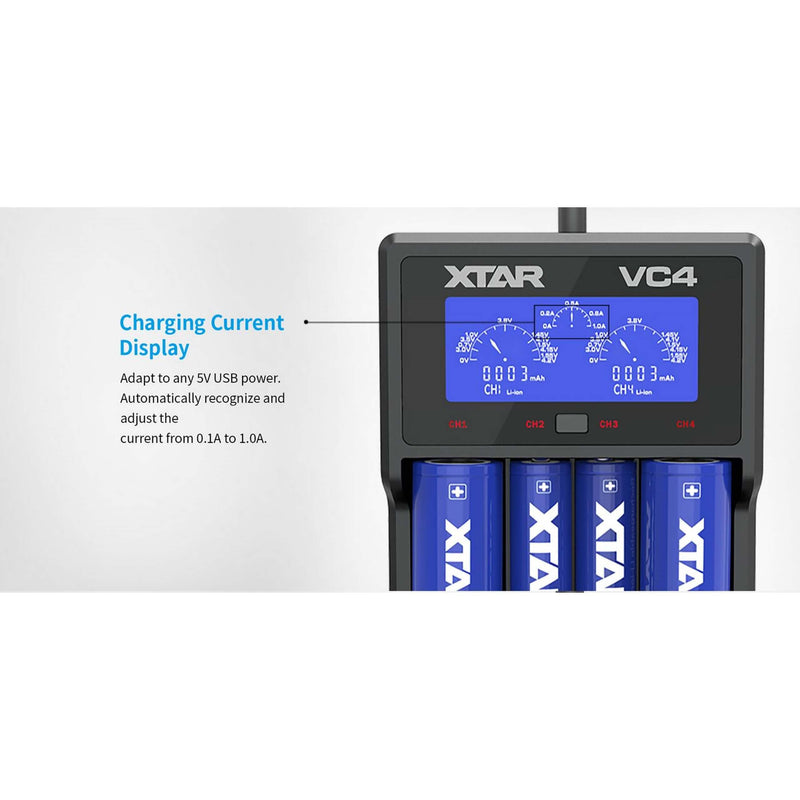 XTAR VC4 Charger - TinkerTech AU XTAR